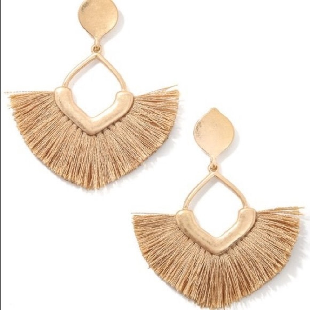 Chic Persona Fringe Earrings-Brown - Picture 2 of 4